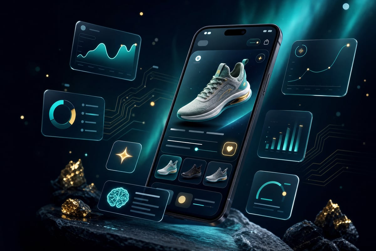 SellShot AI — a smartphone showing an AI-powered product listing assistant with pricing and photo tools
